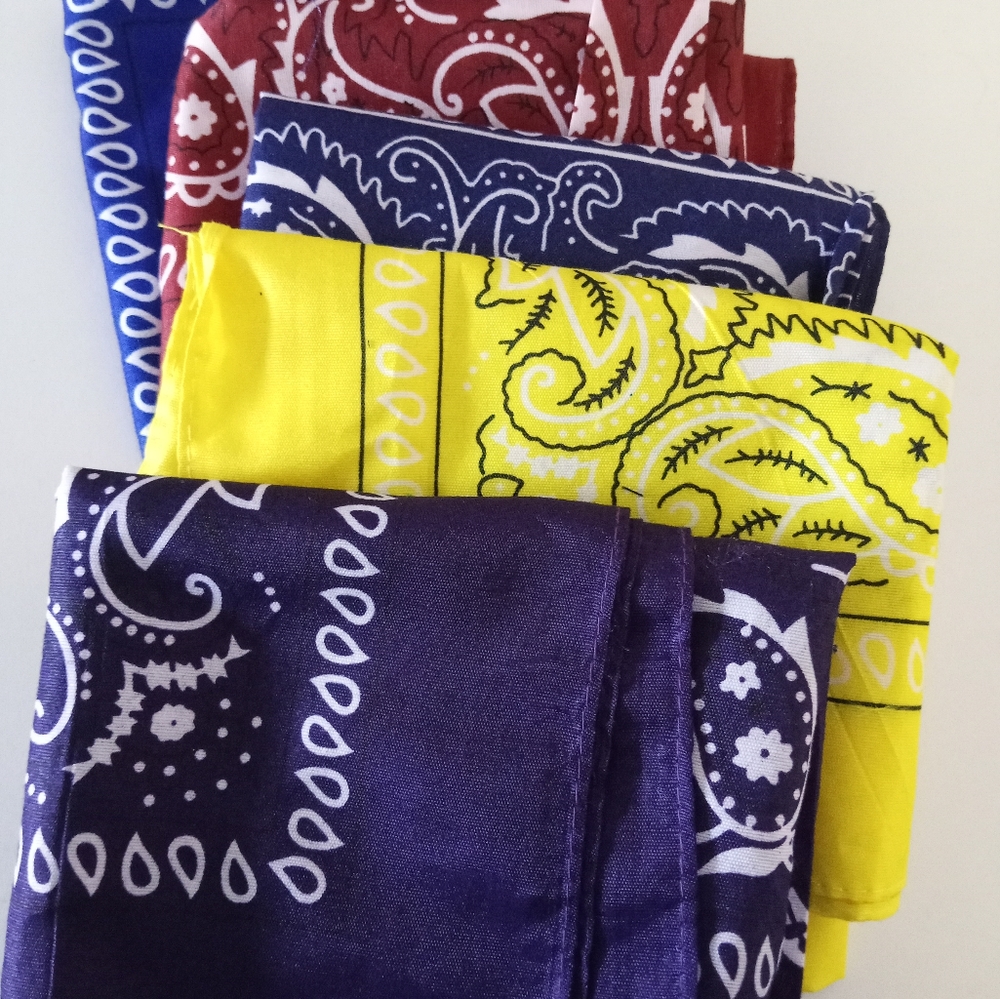 (BUNDLE ITEM) Set of 5 bandanas